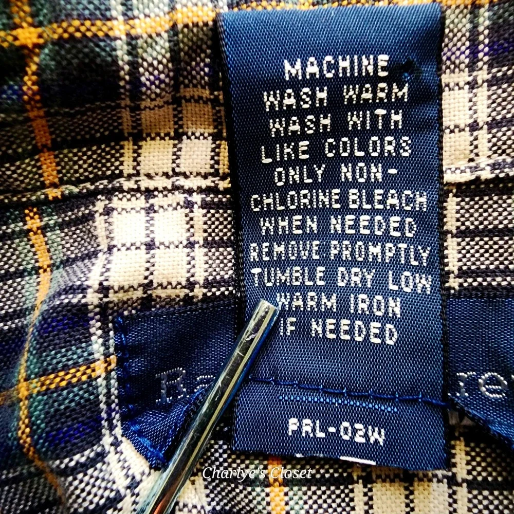 Ralph Lauren Boys Plaid Button Down Shirt 4| Back 2 School‎ Pics Preppy Playdate
